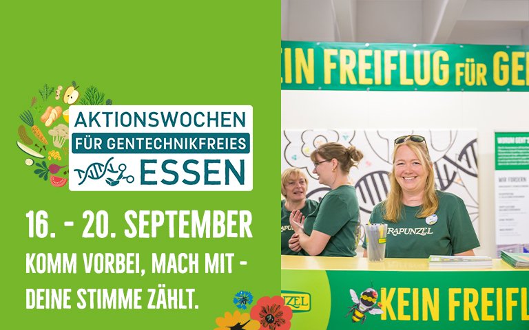 Aktionswochen gentechnikfreies Essen